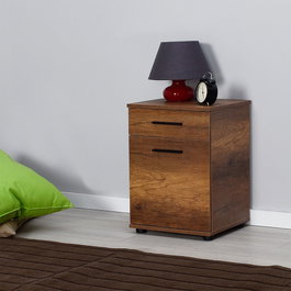 Hanah Home Mesilla de noche Kmd-511-Oo-1 Oslo y Nogal